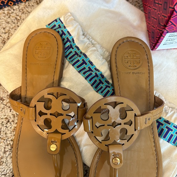 Discover Miller. The Iconic Tory Burch Sandal Is New In Dark Carmine A Perfect Fa